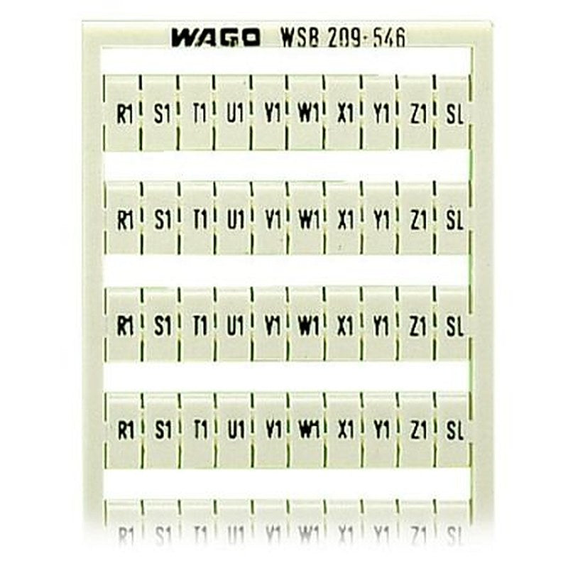 WAGO Marker Card for use with Terminal Block
