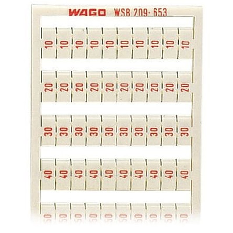 WAGO Marker Strip for use with Terminal Block