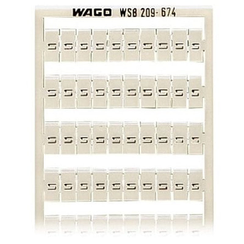 WAGO Marker Strip for use with Terminal Block