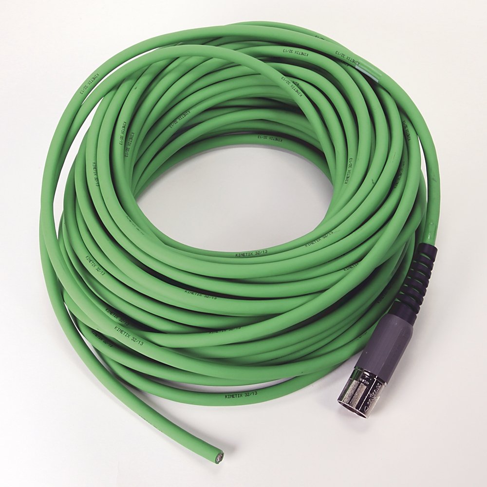SpeedTEC Cable, Motor Feedback Only, SpeedTec DIN Connector, Drive-end, Flying-lead, SIN/COS High-Resolution/Resolver Encoder Type, Continuous-Flex, 30 Meters