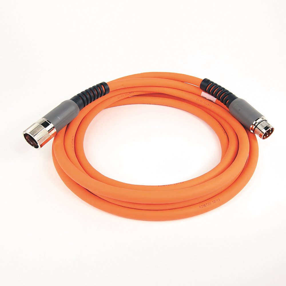 SpeedTEC Cable, Motor Power With Brake Wires, SpeedTec DIN Connector, Extension Receptable (SpeedTec ready), 16 AWG, Continuous-Flex, 4 Meters