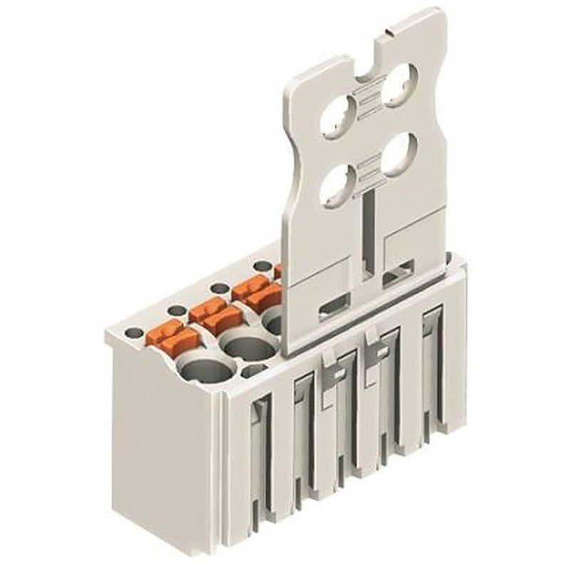 WAGO 2091 Series Snap-in Pluggable Connector Female Cage Clamp, 2-Pole, 10A, 2-Way