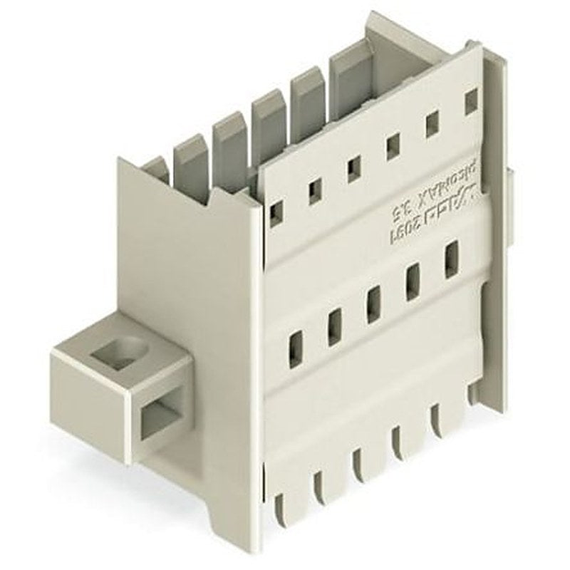 WAGO Connector Male Solder 4 Port 4-Position, 2091-1634/024-000