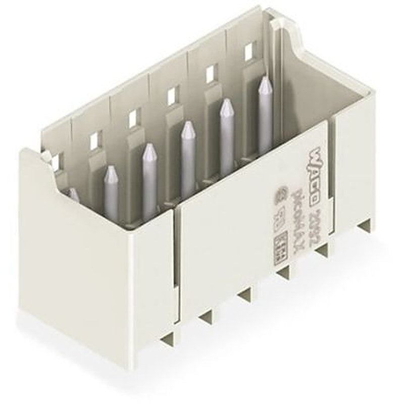 WAGO 2092 Series Straight PCB PCB Header, 4 Contact(s), 5 mm Pitch, 1 Row, Shrouded