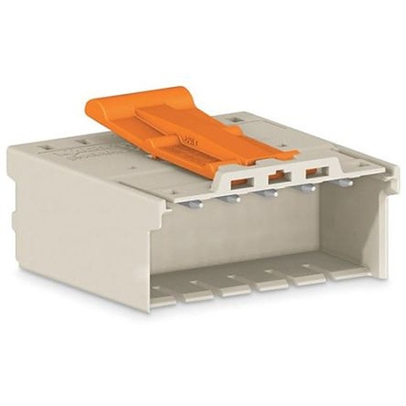 WAGO 2092 Series Snap-in Pluggable Connector Male Push-in, 5-Pole, 16A, 5-Way