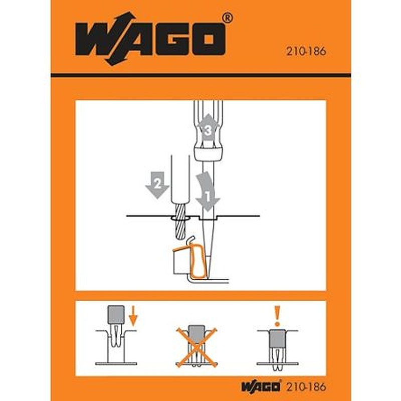 WAGO Pre-Printed Label