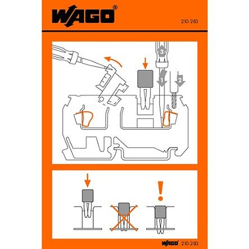 WAGO Pre-Printed Label