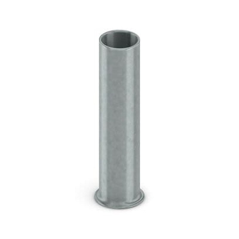 Phoenix Contact, A 6-15-1000 Uninsulated Bootlace Ferrule, 15 mm Pin Length, 3.5 mm Pin Diameter, Silver to 10 AWG Wire