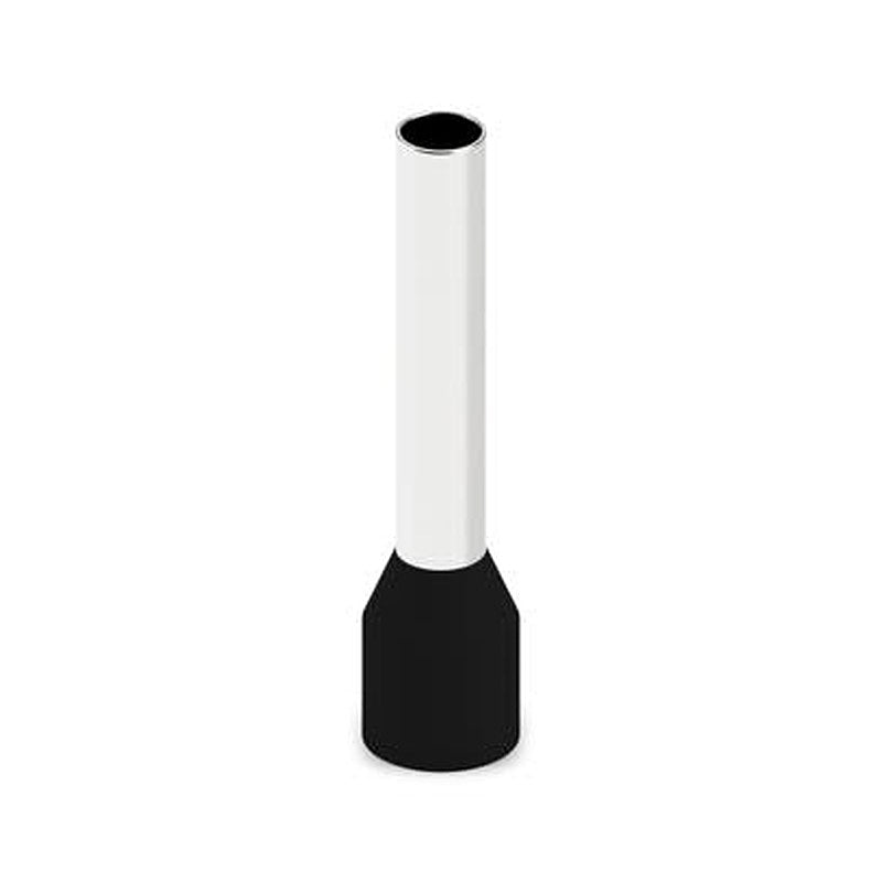 Phoenix Contact, AI Insulated Ferrule, 18 mm Pin Length, 3.5 mm Pin Diameter, Black to 10 AWG Wire Size