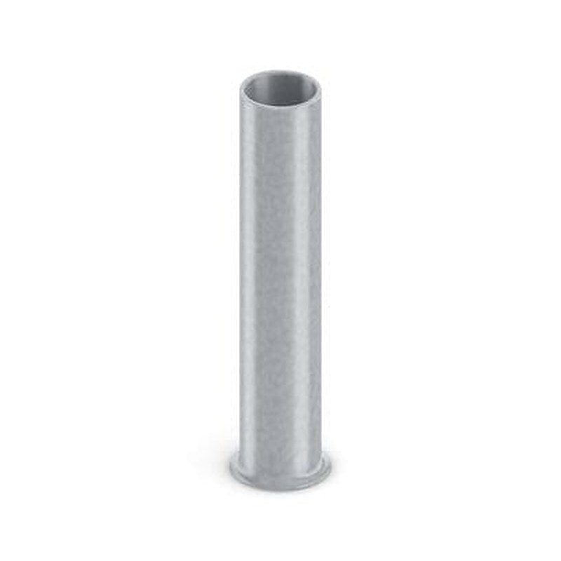 Phoenix Contact, A 6-18-1000 Insulated Bootlace Ferrule, 18 mm Pin Length, 3.5 mm Pin Diameter, Silver to 10 AWG Wire