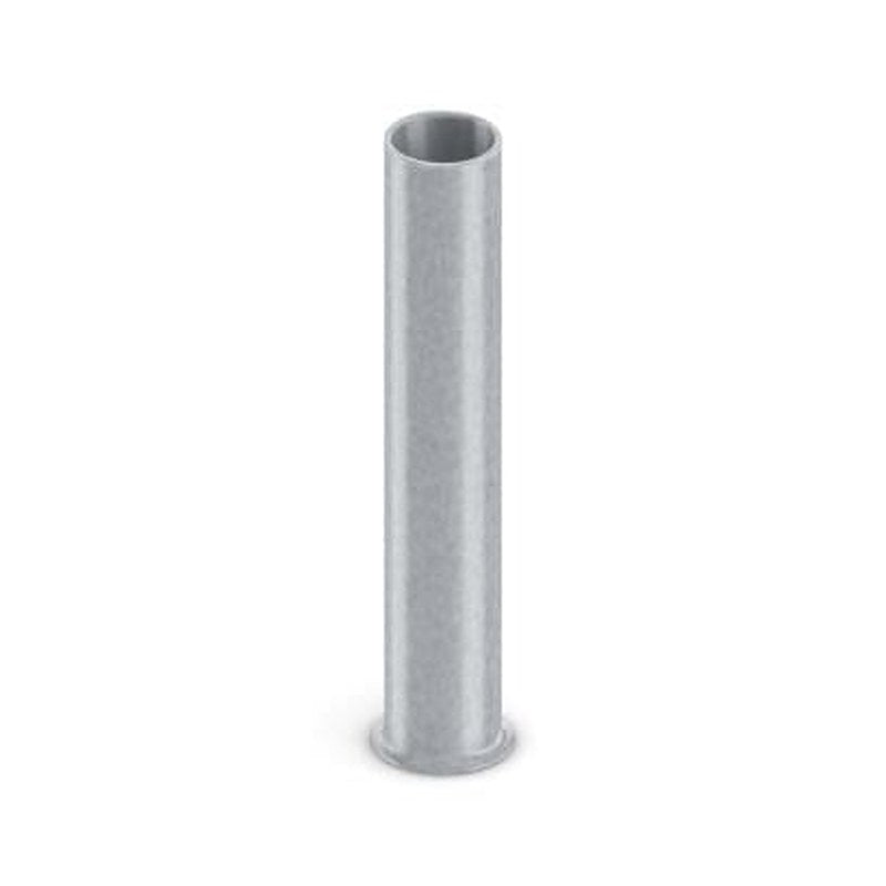 Phoenix Contact, Ferrule A Insulated Bootlace Ferrule, 20 mm Pin Length, 3.5 mm Pin Diameter, Silver to 10 AWG Wire Size