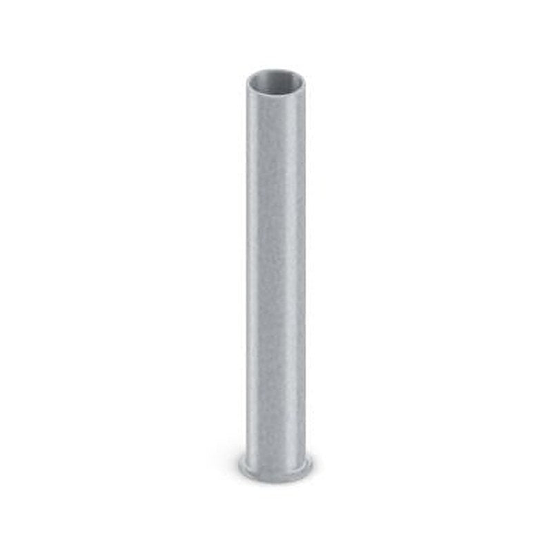 Phoenix Contact, A 6-25-1000 Insulated Bootlace Ferrule, 25 mm Pin Length, 3.5 mm Pin Diameter, Silver to 10 AWG Wire