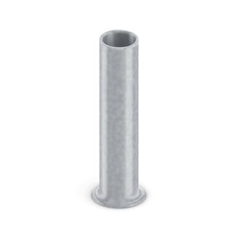 Phoenix Contact Uninsulated Bootlace Ferrule, 10 mm Pin Length, 2.2 mm Pin Diameter, Silver to 14 AWG Wire Size