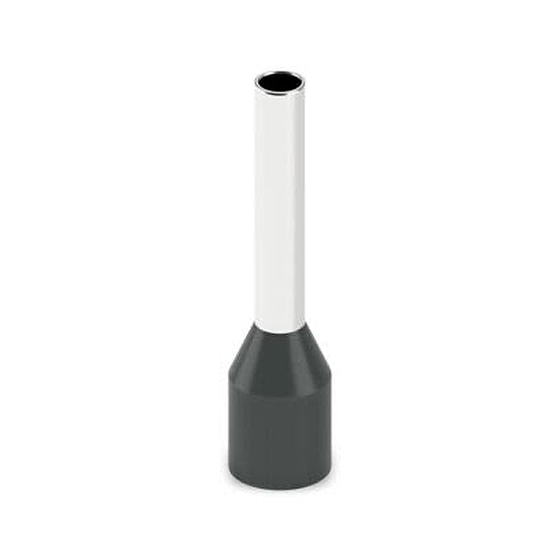 Phoenix Contact, AI-GB Insulated Ferrule, 10 mm Pin Length, 1.7 mm Pin Diameter, Black to 16 AWG Wire Size