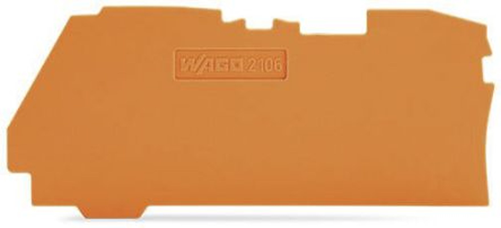 WAGO End & Intermediate Plate for Use with 2106 Series Terminal Blocks, IECEx