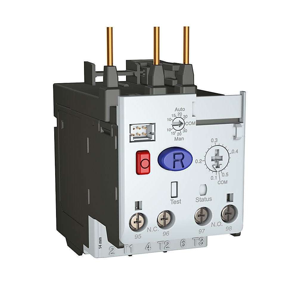 The Rockwell Automation solid-state design of the 193-1EF plus overload relay provide accurate, reliable and repeatable protection. It can mount directly to bulletin 100-C IEC contactor and has maximum rated current 0.5 A. The E100 basic model has two user-adjustable trip class settings of 10,15,20 and 30. The 5:1 wide current adjustment range to cover a variety of motor applications in a single device. Self-powered Phase loss protection Integration with both IEC and NEMA contactor Simple configuration