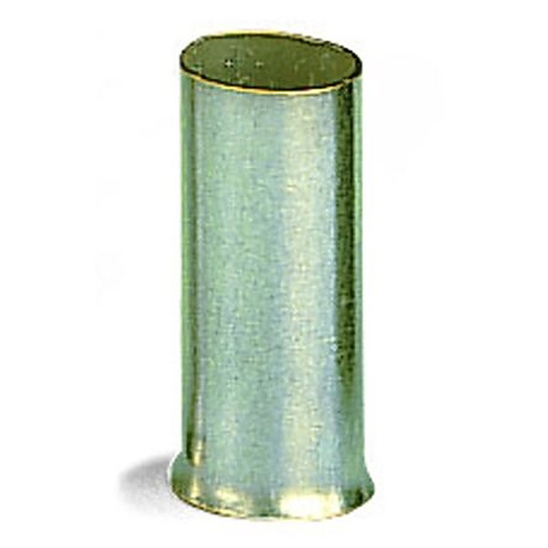 WAGO, 216 Uninsulated Ferrule, 15 mm Pin Length, 7.5 mm Pin Diameter, Brown