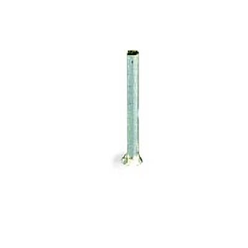 WAGO, 216 Uninsulated Ferrule, 10 mm Pin Length, 2.5 mm Pin Diameter, Silver from 18 AWG