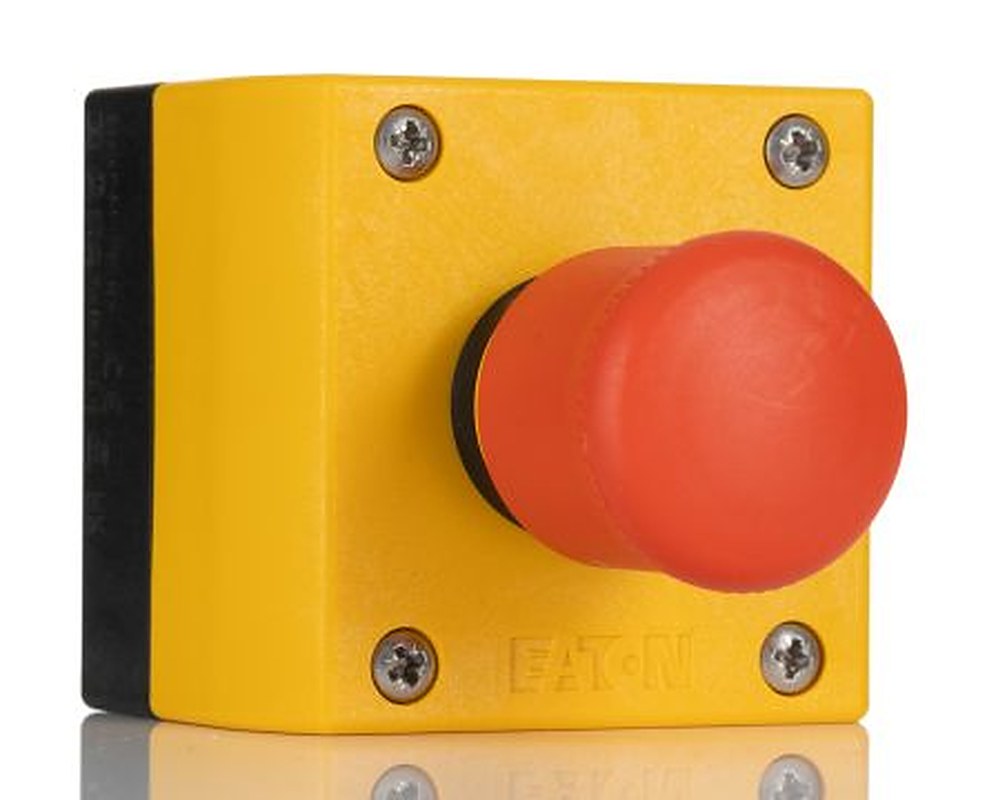 Eaton RMQ Titan M22 Series Pull Release Emergency Stop Push Button, Surface Mount, 2 NC, IP69, IP66