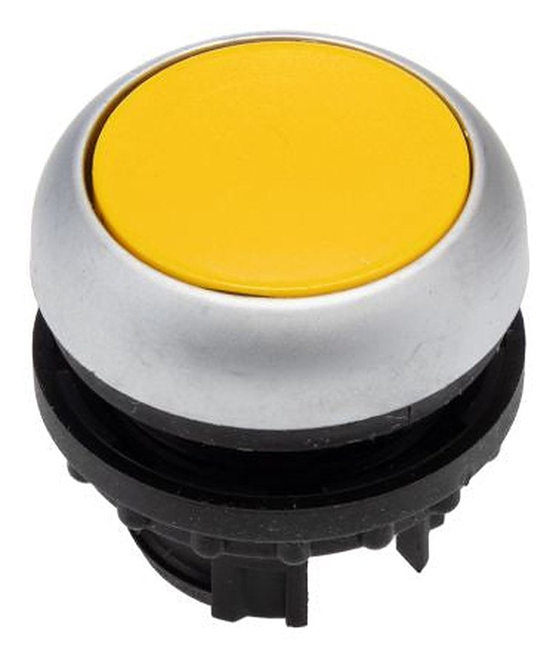 Eaton RMQ Titan M22 Series Push Button Switch, Latching, Through Hole, 22.5 mm Cutout, Yellow LED, IP66, IP67, IP69K