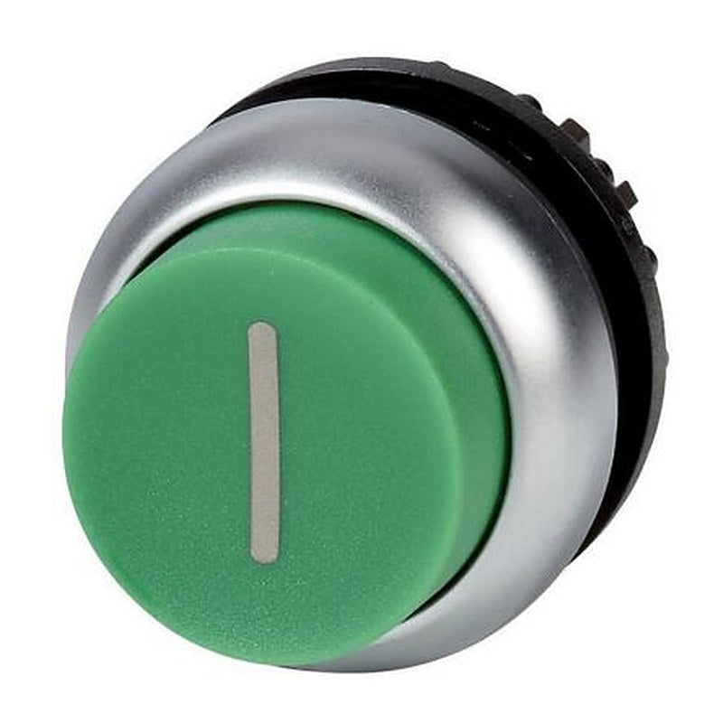 Eaton RMQ Titan M22 Series Push Button Switch, Momentary, Through Hole, 22.5 mm Cutout, Green LED, IP66, IP67, IP69