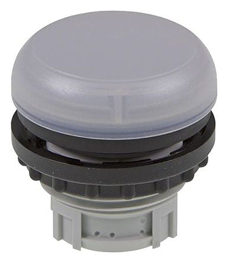 Eaton White Pilot Light Head, 22.5 mm Cutout M22 Series
