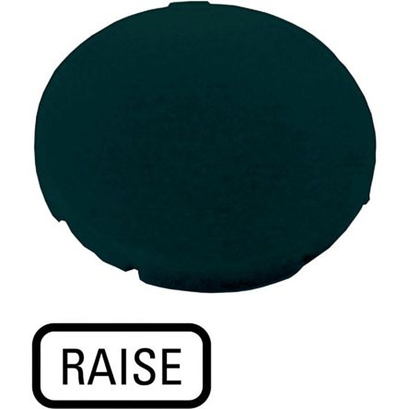 Eaton Button Plate for Use with Push Button, Pre-printed "Raise