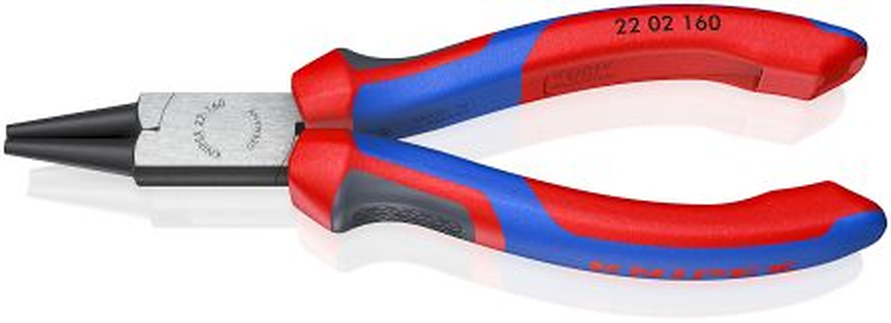 Knipex 1-Piece Round Nose Plier Round, 160 mm Overall, 30mm Jaw