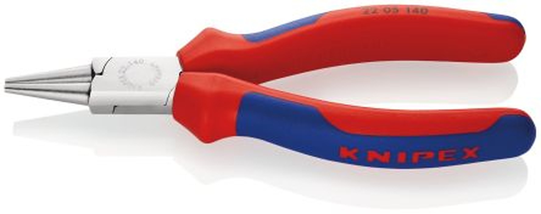 Knipex 1-Piece Round Nose Plier Round, 140 mm Overall, 28mm Jaw