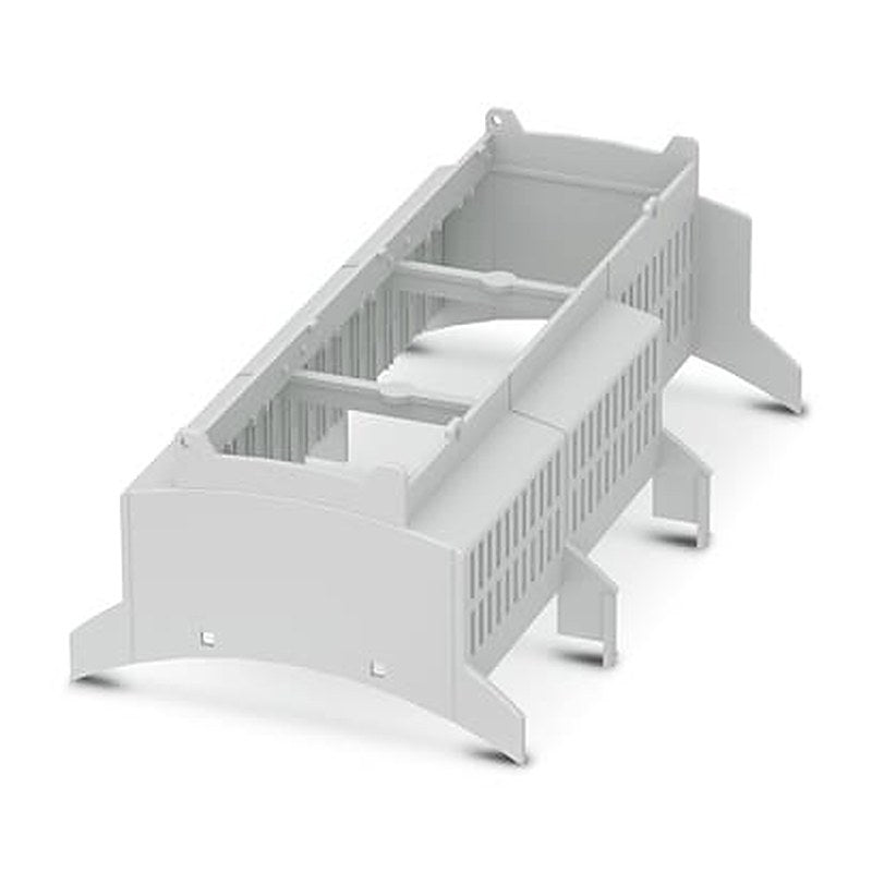 Phoenix Contact Vented Sides Enclosure Type BC Series, Polycarbonate 161.6 mm DIN Rail Enclosure