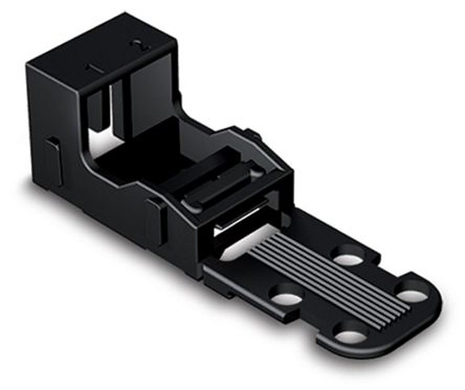 WAGO, 221 Polyamide 66 Mounting Carrier for use with Terminal Bloack