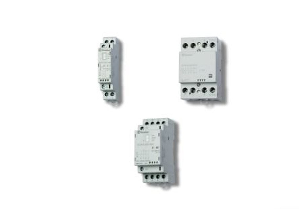 Finder 22 Contactor Relay, 12V dc, 24 V dc Coil, 2-Pole, 30 A, 2 NC, 400V ac