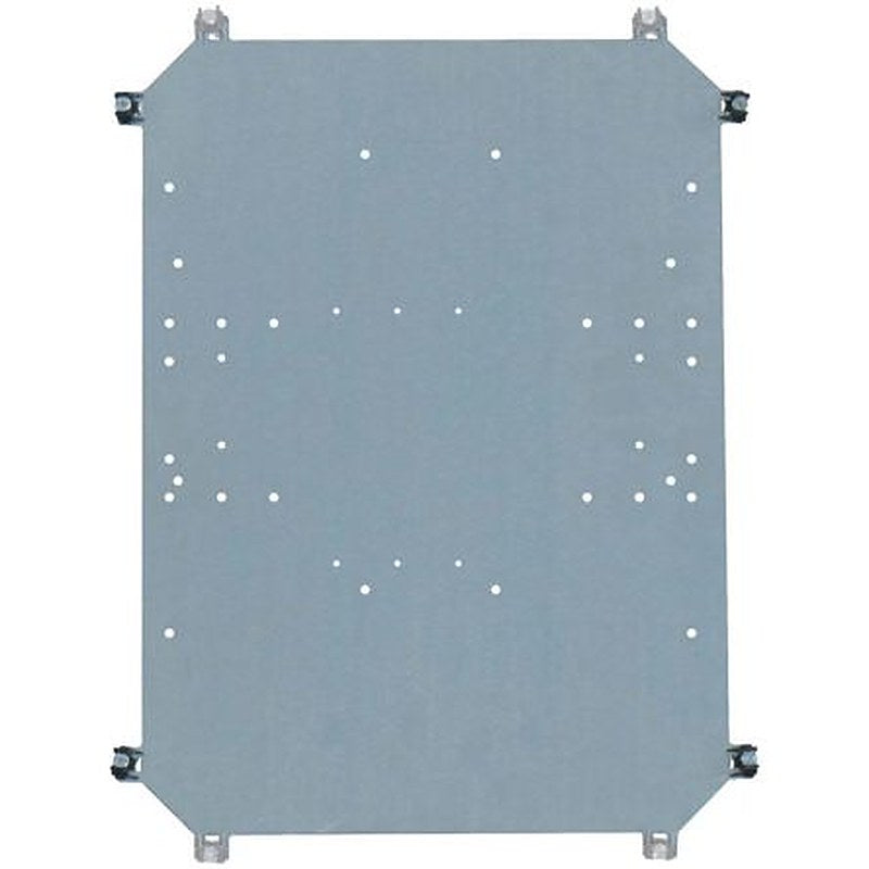 Eaton Galvanised Steel Zinc Plated Mounting Plate, 375mm W, 3 mm L for Use with Mounting System, Basic Enclosure, CI