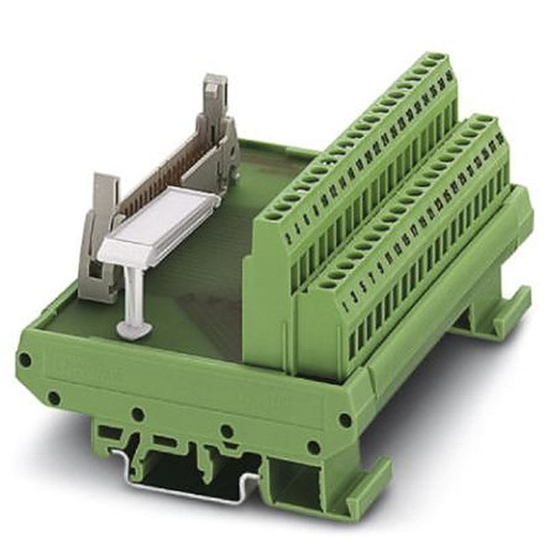 Phoenix Contact 34-Contact Male Interface Module, Flat Ribbon Cable Connector, DIN Rail, 1A
