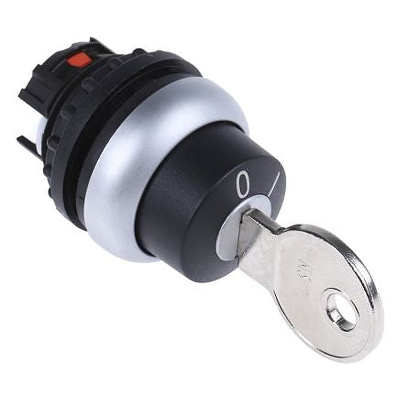 Eaton M22 2-position Key Switch Head, Latching, 22 mm Cutout
