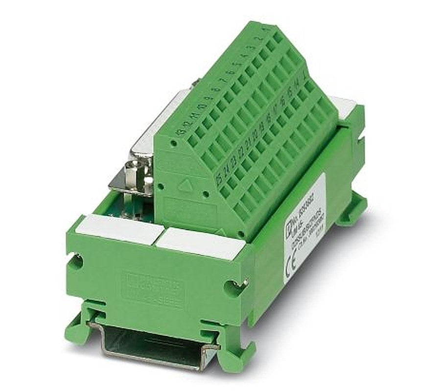 Phoenix Contact 25-Contact Female Interface Module, D-Sub Connector, DIN Rail, 2.5A