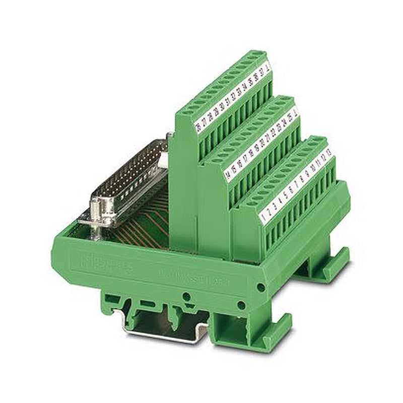 Phoenix Contact 25-Contact Interface Module, D-Sub Connector, DIN Rail, 2.5A