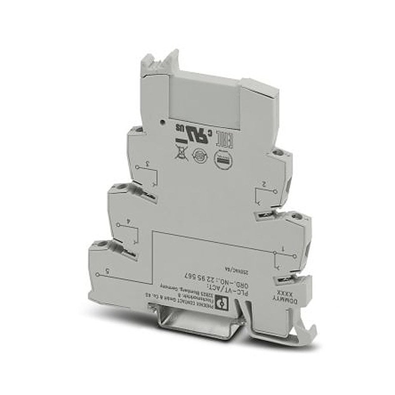 Phoenix Contact 2295567 PLC Series Feed Through Terminal Block Grey, 4mm², Screw