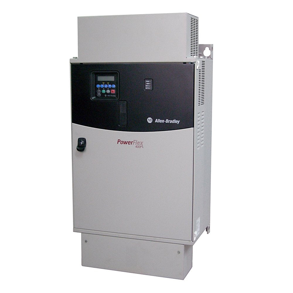 PowerFlex 400, Fan & Pump Drive. 480 VAC, 3 PH. 260 Amps. 200 HP,Frame Size G, IP30 (NEMA 1 / UL Type 1). Fixed Keypad. RS485 (without Brake IGBT)