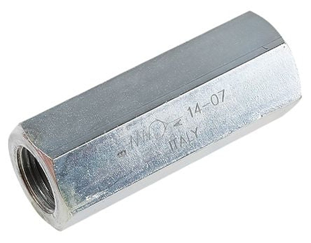Parker Steel In Line Mount Mounting, Hydraulic Check Valve, 2302, G, 30L/min, 0.35 bar Cracking Pressure