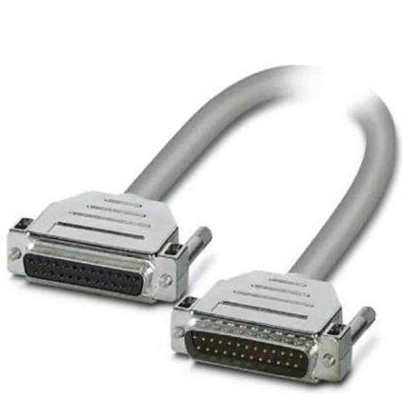 Phoenix Contact Female D-Sub 25-Pin to Male DB25 Serial Cable, 6 m Polyvinyl Chloride, D25SUB Series