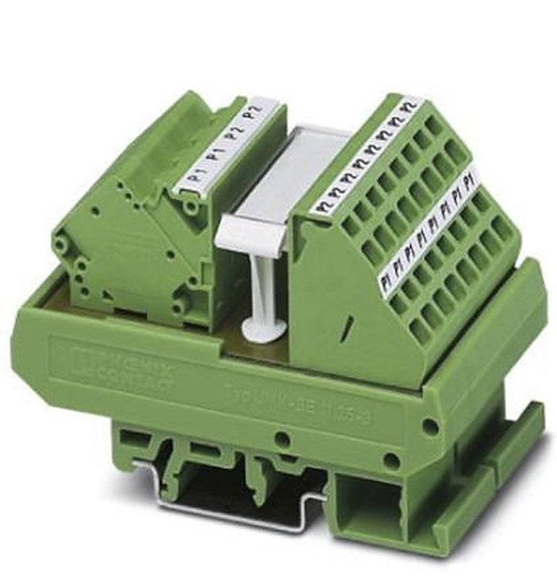 Phoenix Contact 10-Contact Male Interface Module, Flat Ribbon Cable Connector, DIN Rail, 32A