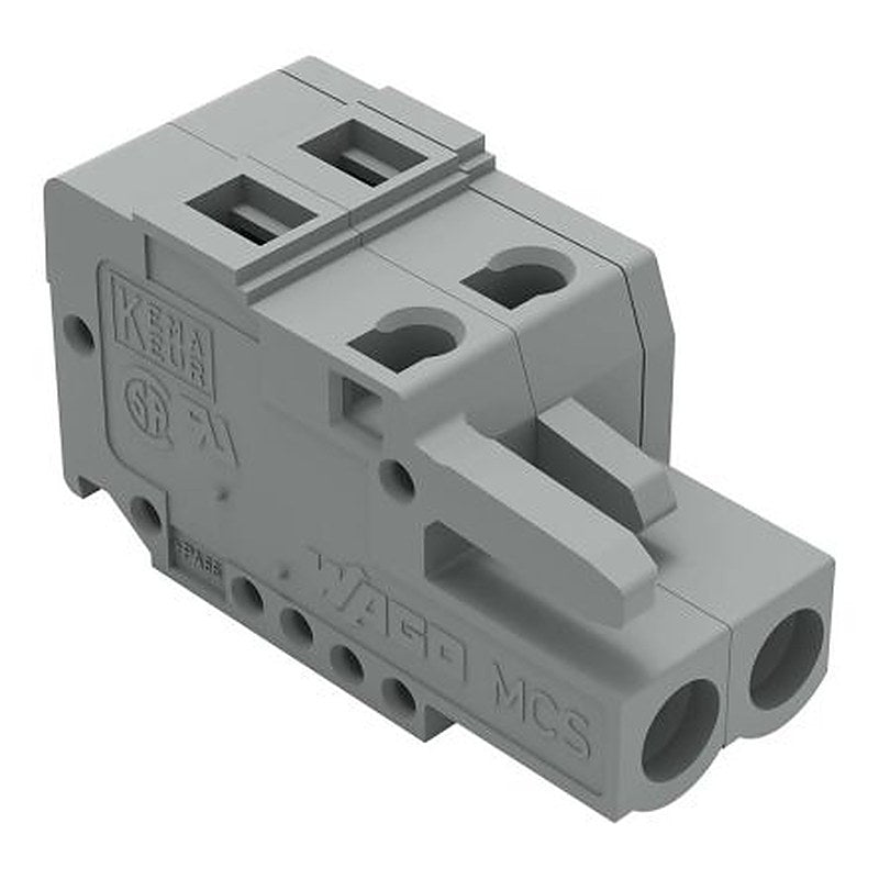 WAGO 231 Series PCB Terminal, 2-Contact, 5 mm Pitch, 1 Row, 231-102/026-000