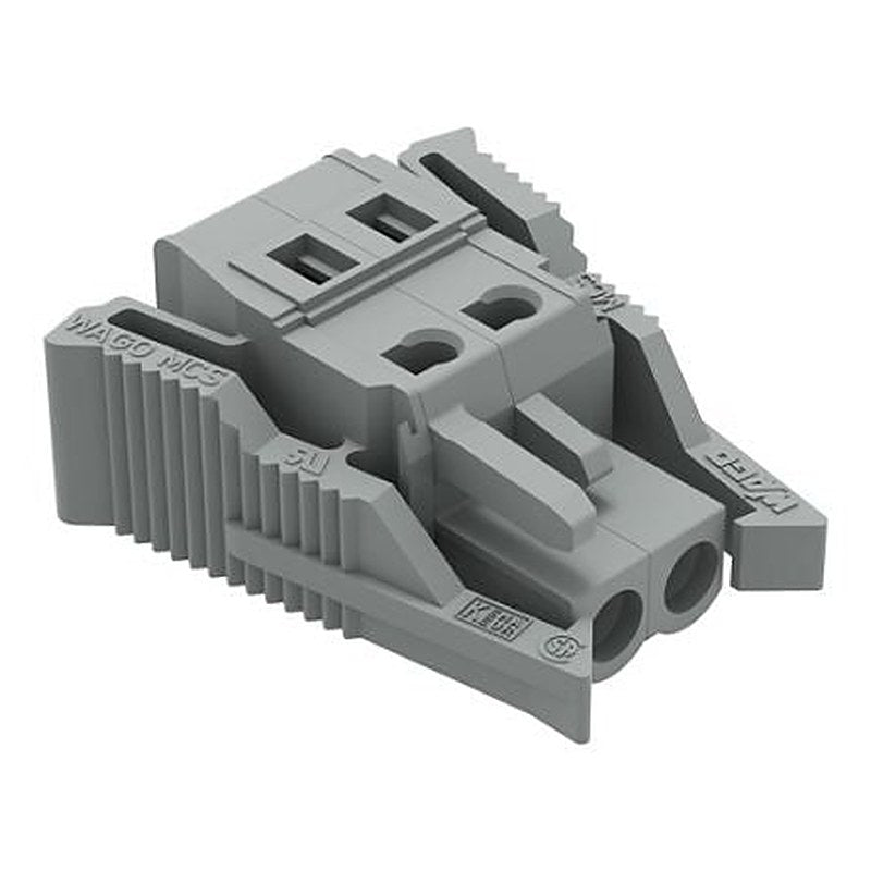 WAGO 231 Series Plug-in Pluggable Connector Female Cage Clamp, 2-Pole, 16A, 2-Way