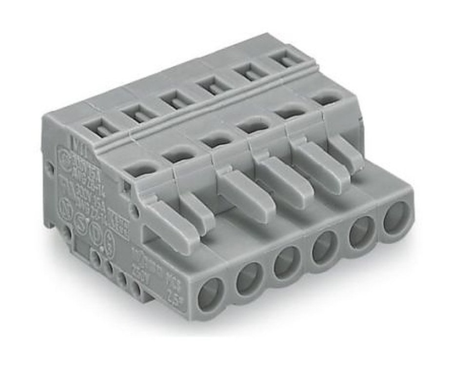 WAGO 231 Series PCB Terminal, 3-Contact, 5 mm Pitch, 1 Row