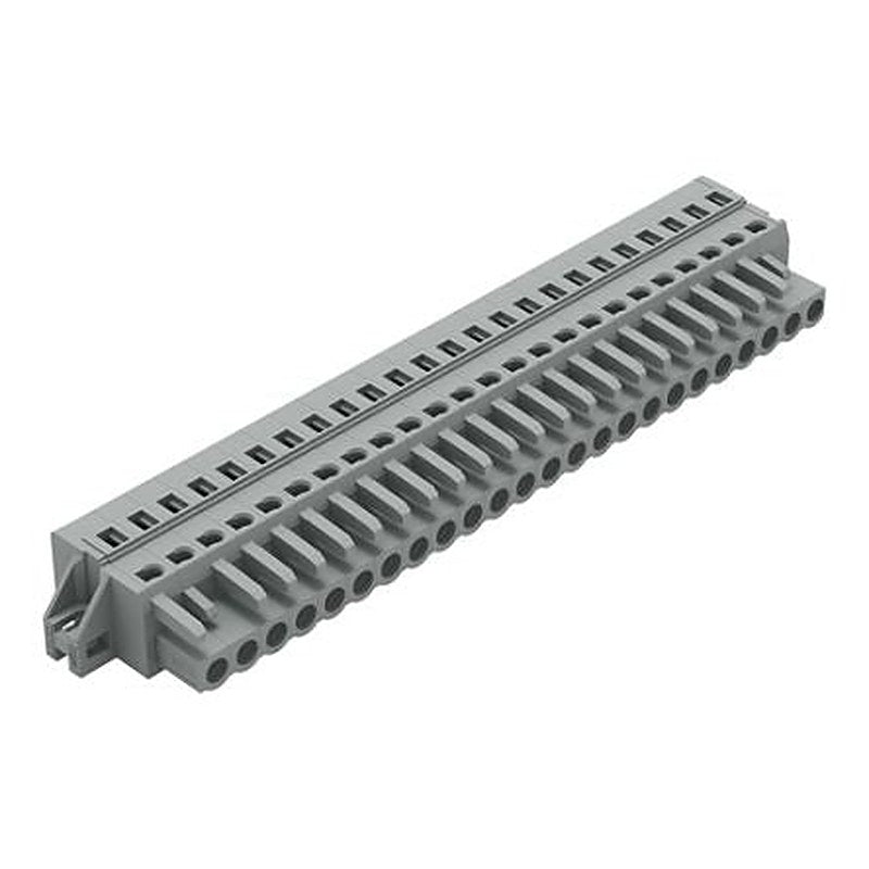WAGO 231 Series Feed Through Connector Female Cage Clamp, 24-Pole, 16A, 24-Way