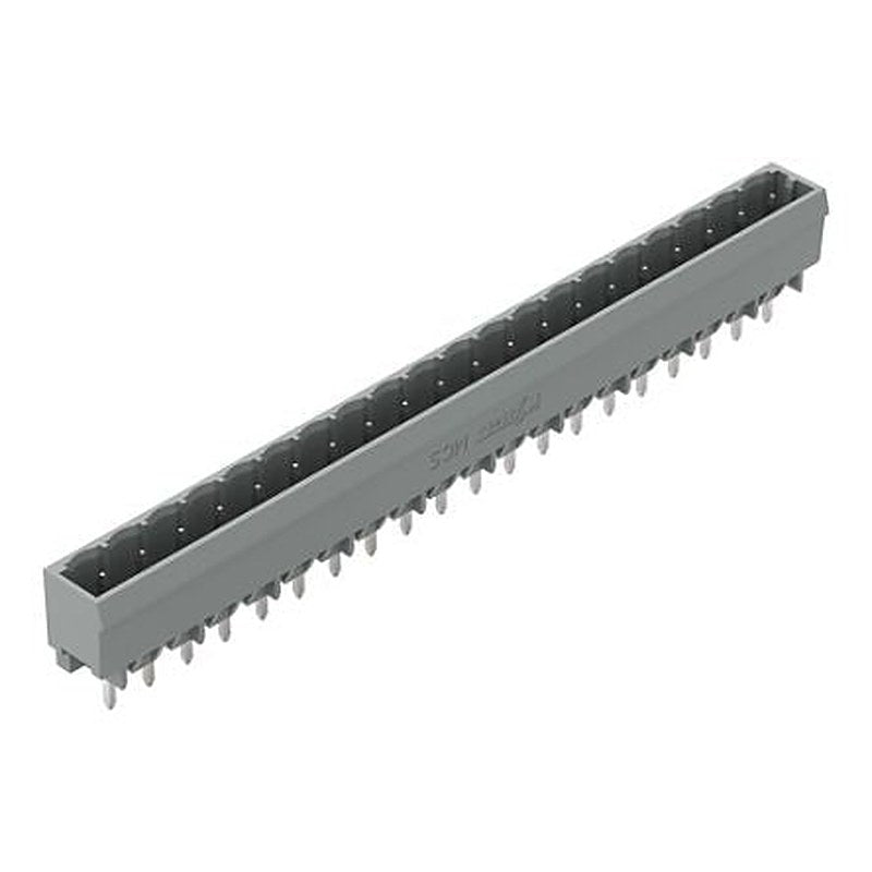 WAGO 231 Series Straight PCB PCB Header, 20 Contact(s), 5 mm Pitch, 1 Row, Shrouded