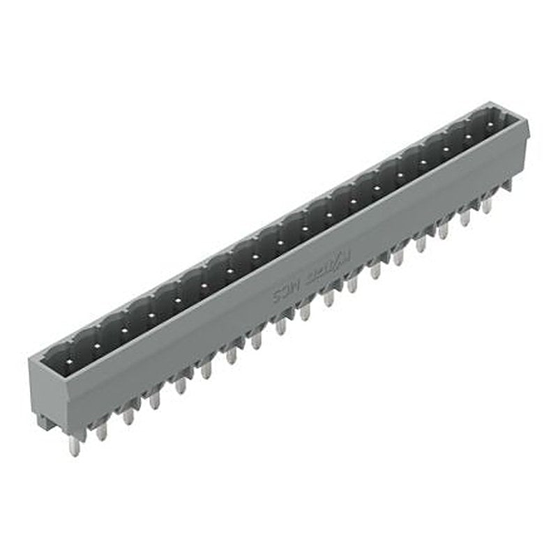 WAGO 231 Series Straight PCB PCB Header, 18 Contact(s), 5 mm Pitch, 1 Row, Shrouded