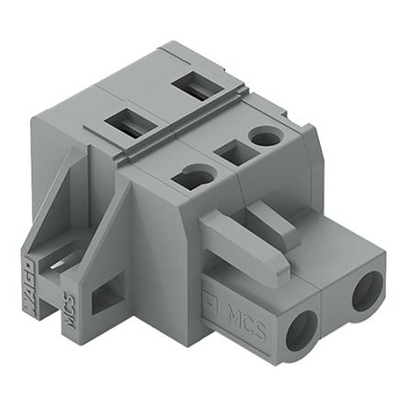 WAGO 231 Series Feed Through Connector Female Cage Clamp, 2-Pole, 16A, 2-Way