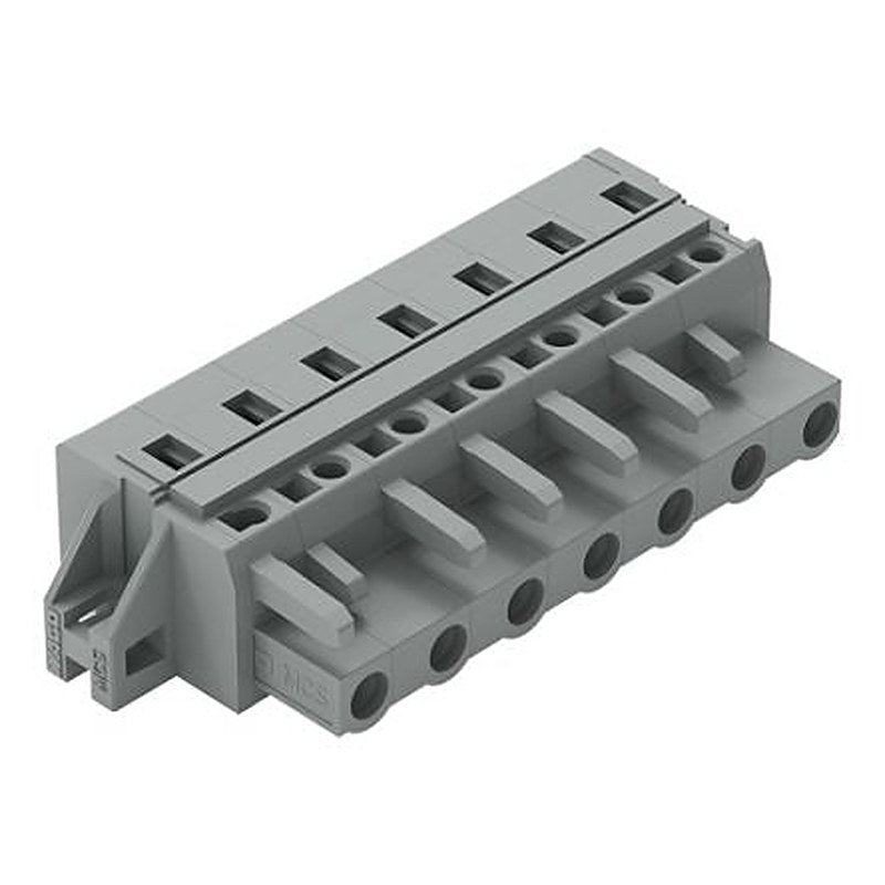 WAGO 231 Series Cable Connector Female Cage Clamp, 7-Pole, 16A, 7-Way